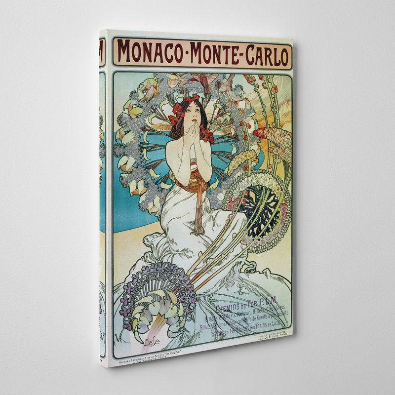 Alphonse Mucha Wrapped Canvas Print, 60cm H x 40cm W