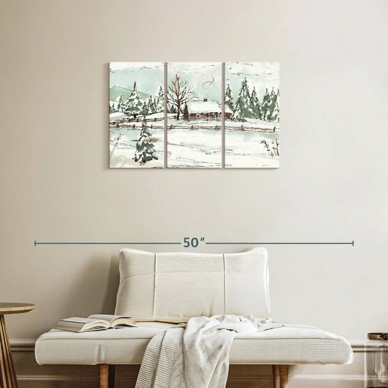Alvord Cozy Winter Wonderland, H 20 po x l 33 po