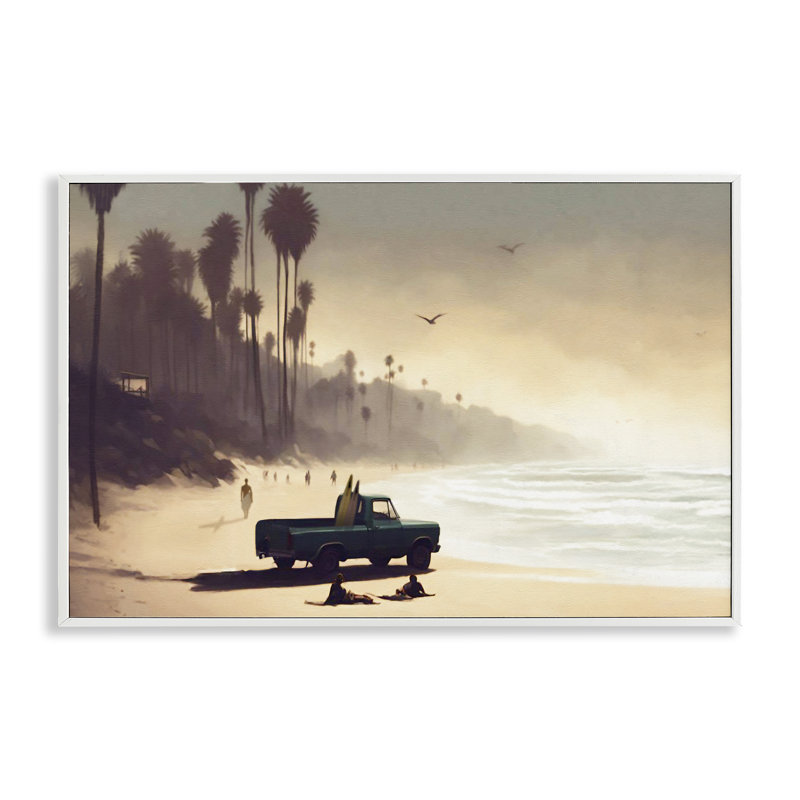  «Dreamy Beach Tropical View», estampe numérique par Noah Bay, H 20 po x l 30 po