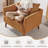 37'' Upholstered Boucle Arm Chair-1269065176