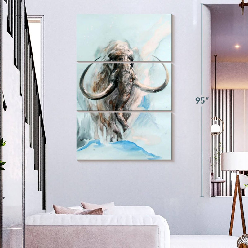 Brampt Mammoth, 74" H x 48" W