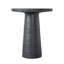 Table d'appoint ronde 22 pi x 22 po x 25,5 po avec base piédestal