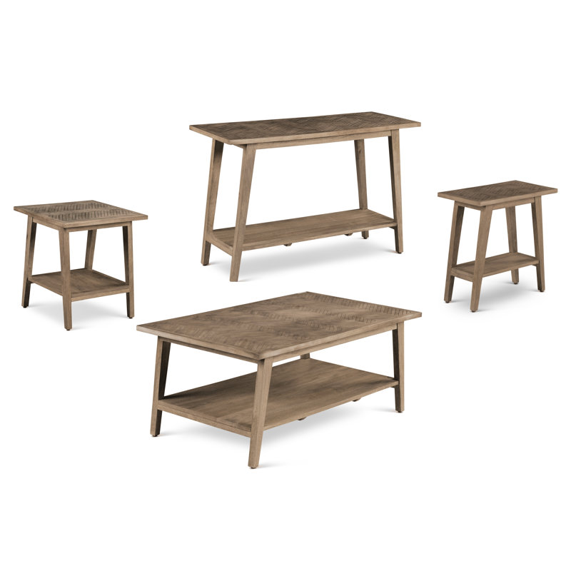Ensemble de tables basses 4 pièces Shreffler