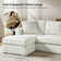Chifley 85" Slipcovered Down Fill Sofa with Interchangeable Chaise Lounge