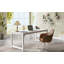 70.8" Executive Office Desk, Modern Computer Workstation With Thick Metal Frame-1743017042