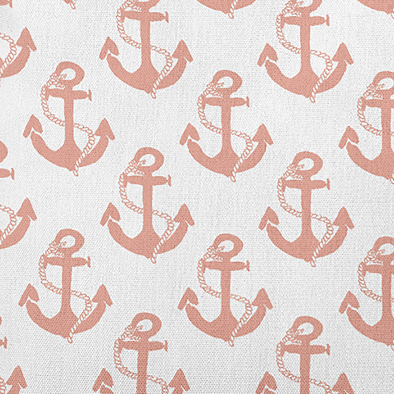 Coussin Nantucket, Corail doux