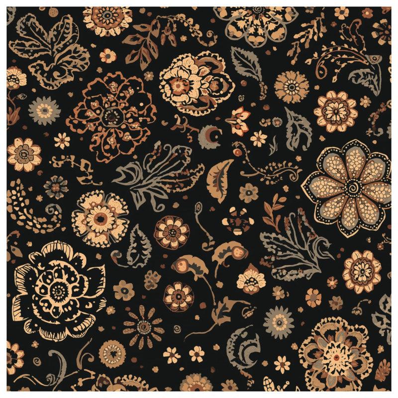 Coussins décoratifs à motif floral, 14 X 14 pouces