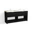 Vista 72" W Freestanding Double Bathroom Vanity-96445116-96451906-96451931