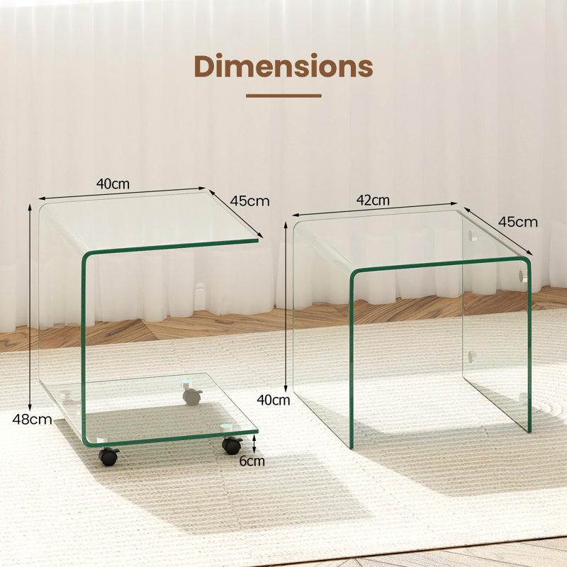 End Table, Clear