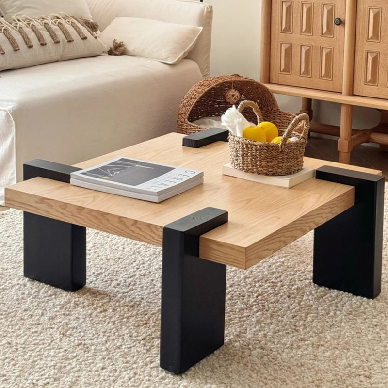 All solid wood creative multi-functional tea table