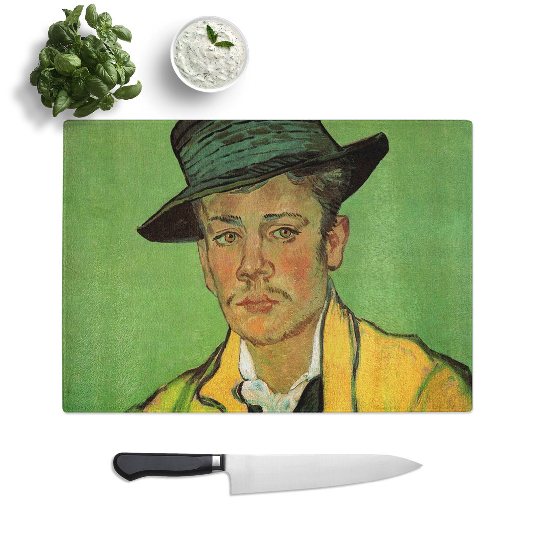 Portrait of Armand Roulin by Vincent Van Gogh Chopping Board