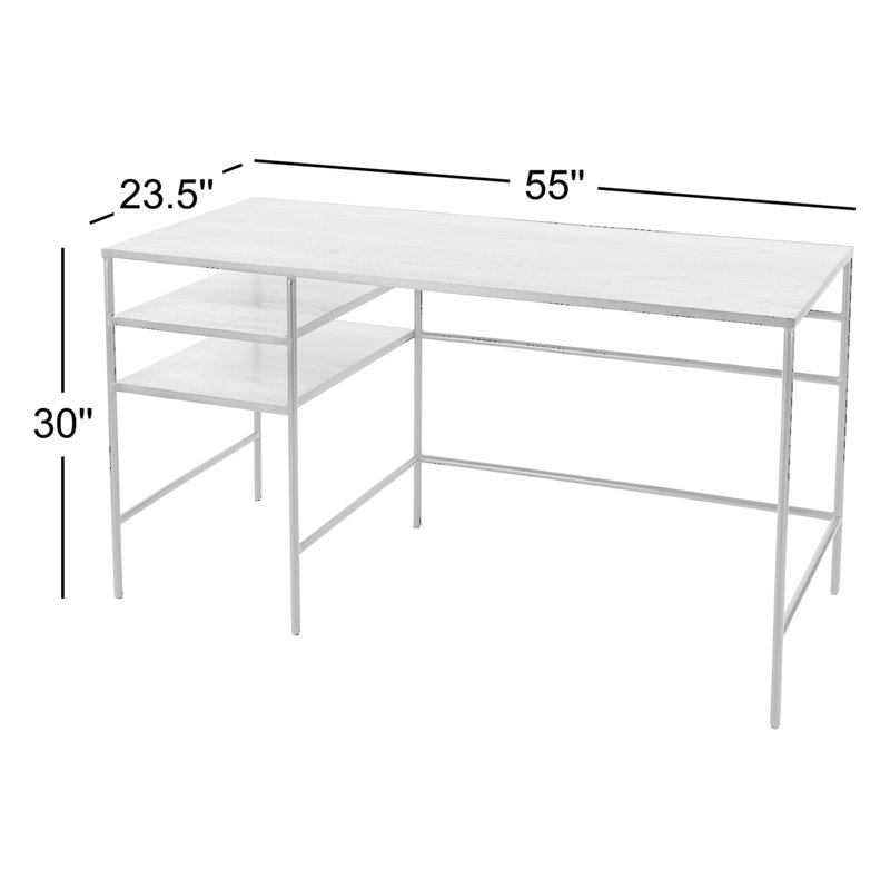 Jensen Iron and Wood Writing Desk
