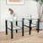 Set Of 2 Glass Two Layer Tea Table-1040635256