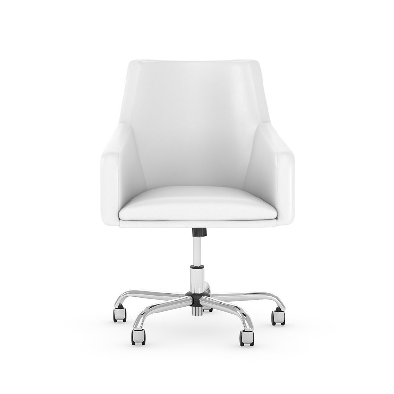 Somerset Vinyl Task Chair, White