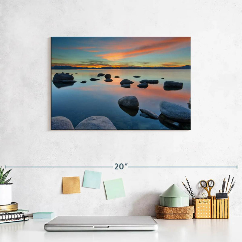 Alvord Chimney Beach At Sunset