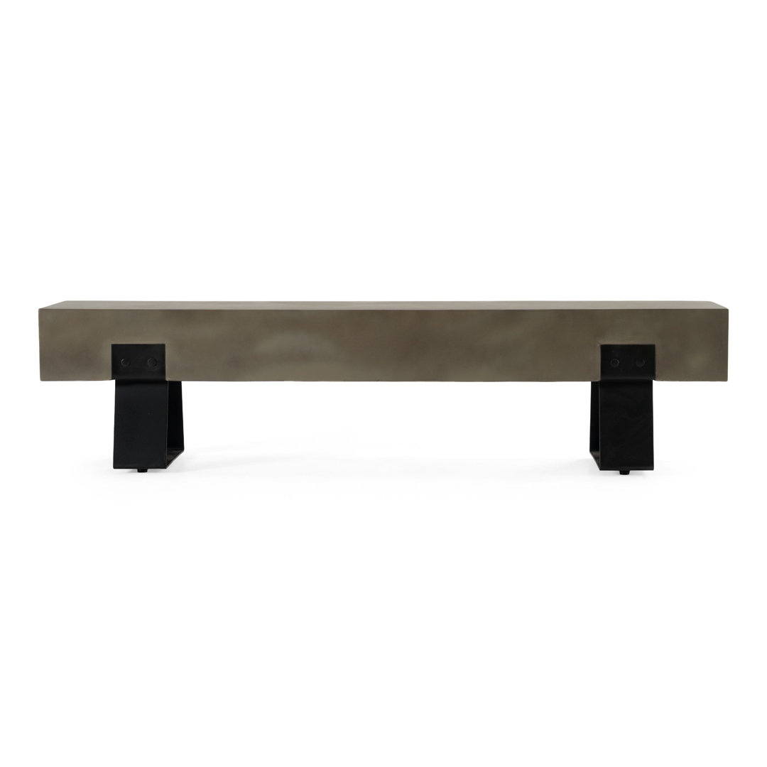 Hobbes Metal Outdoor Bench AllModern