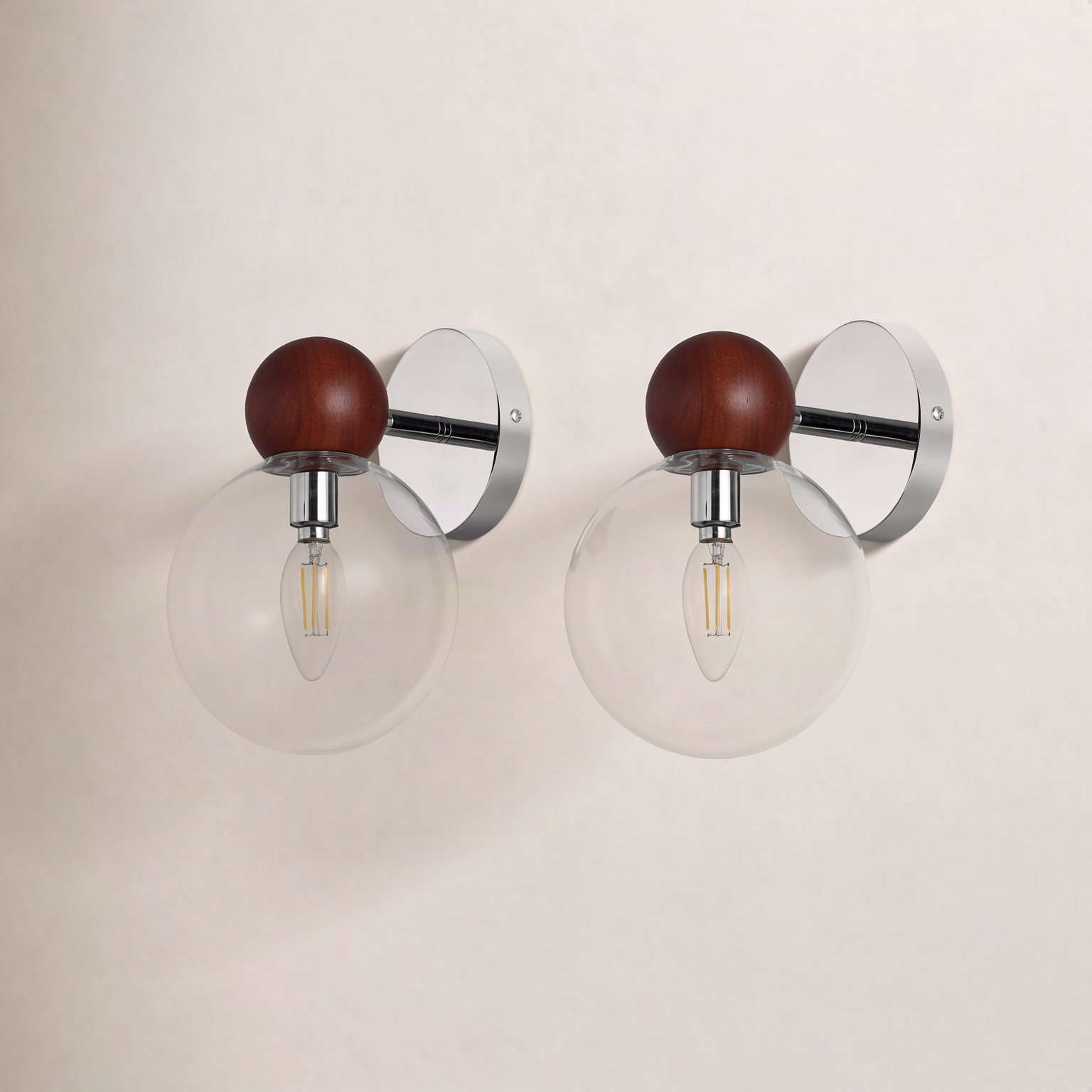 Kloe 2-Light Armed Sconce