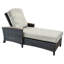 Bella Outdoor Teak Chaise Lounge-419625881-419625887