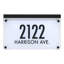Enseigne d'adresse gravée en cristal Frosted-1067319331-1067319330