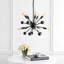 Luminaire sphère suspendu unique 10 lumières Ibraheem