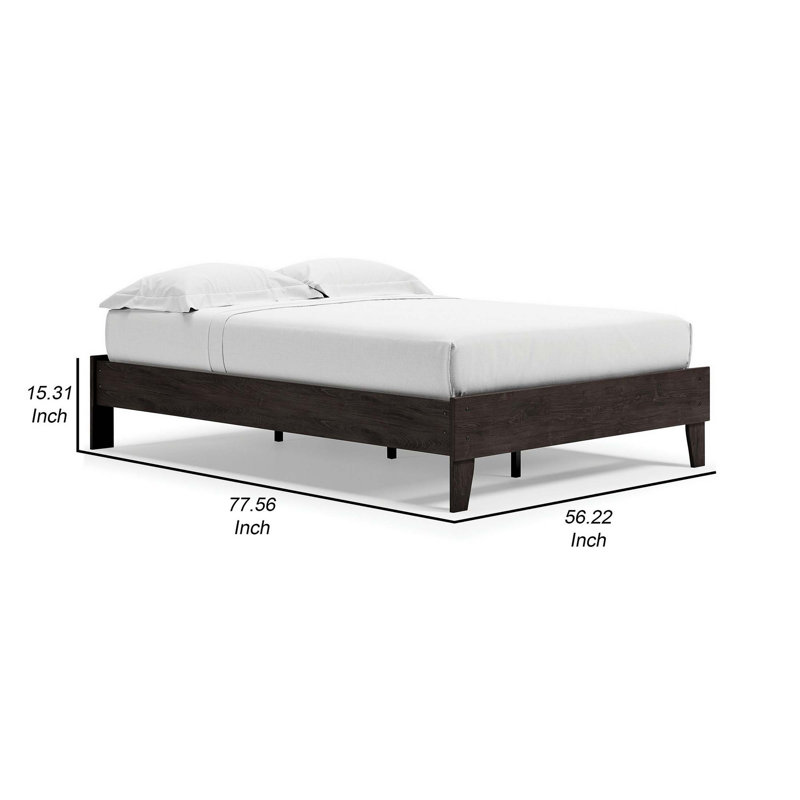 Lit plateforme double Asher