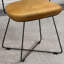 Chaise d'appoint en cuir véritable Griffin
