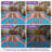 Kai Funky Tiger Animal Print Machine Washable Blue / Pink Indoor Area Rug with Non-Slip Backing-1738154613-1736121016