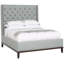 Michael Weiss King Tufted Upholstered Low Profile Panel Bed-502401694-502790393-502790155