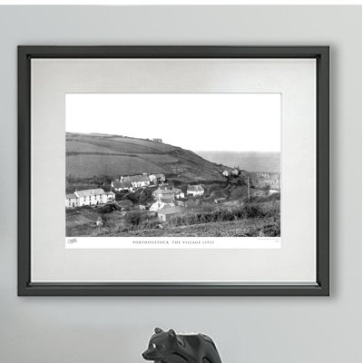 Porthoustock, The Village C1933 - Single Picture Frame Print