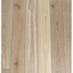 Bois franc d'ingénierie brossé Samarillère en chêne brossé de 5/8 po d'épaisseur x l 9,45 po x longueur variable