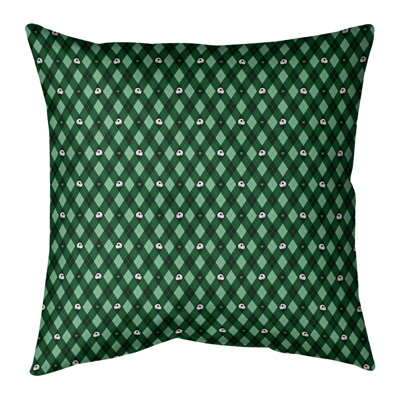 Katelyn  Elizabeth Plaid Reversible Throw Pillow