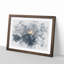 Moon Behind the Mountains in Canada - Picture Frame Painting Print-56733573-56733574