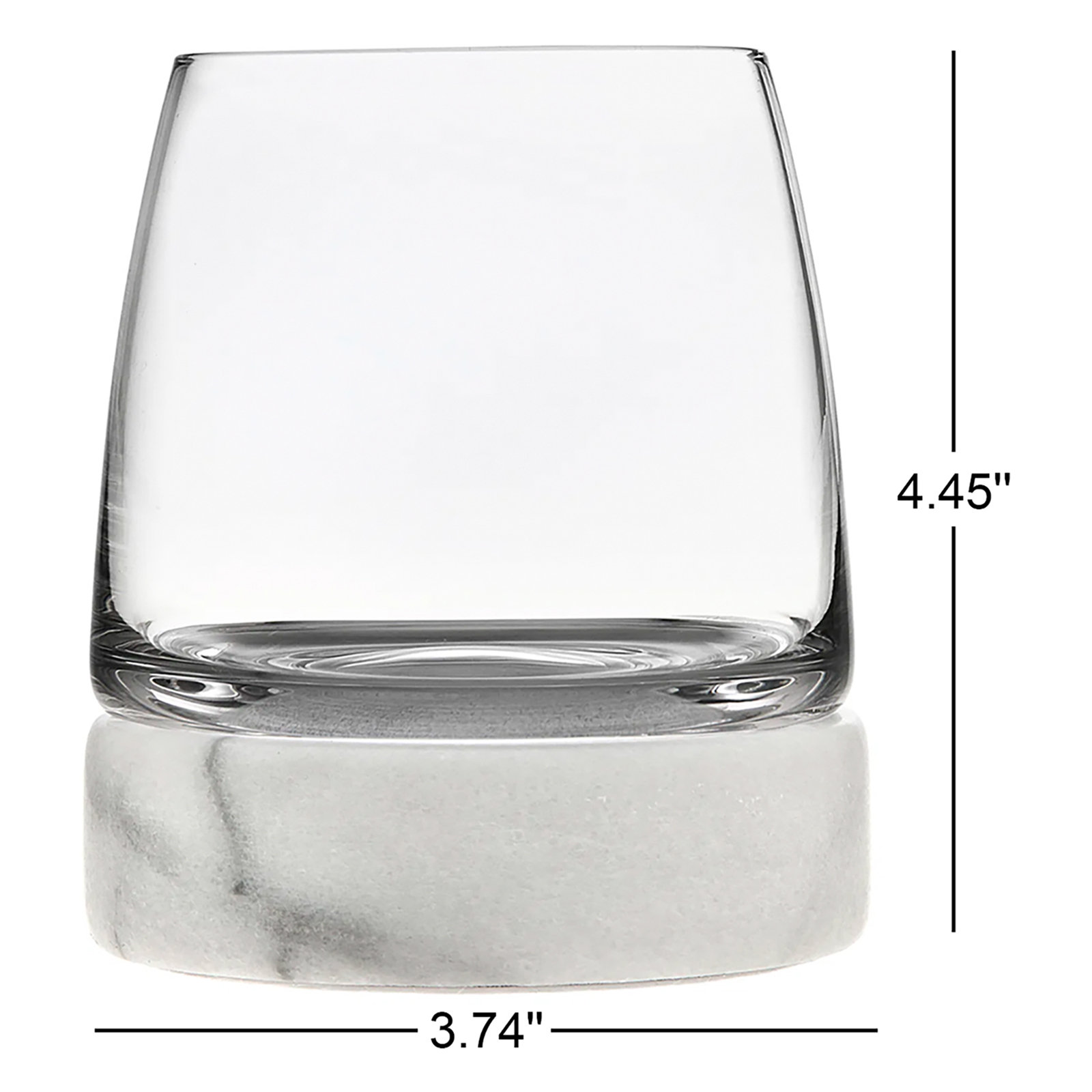 Stone Cold Crystal Stemless Wine Glass