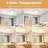 Emanda Dimmable LED Flush Mount-90031877