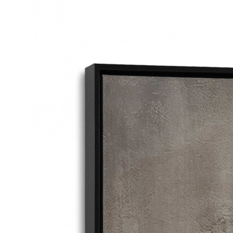 «Misty Echoes Unveile», reproduction sur toile, H 32,75 po x l 32,75 po x P 1,75 po, Cadre flottant noir satiné, 1