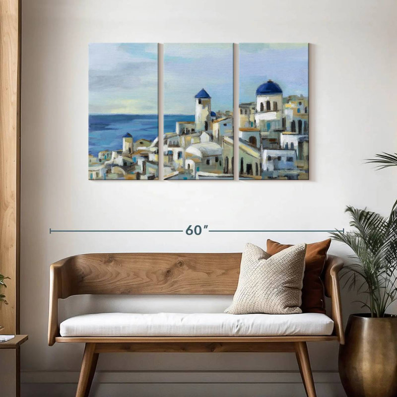 Sebbie Santorini View I, H 28 po x l 45 po