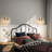 Alda 9.5" in W 1 Light  Brushed Brass Clear Glass Bowl Shade Wall Sconce