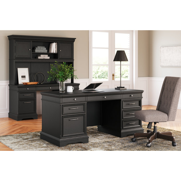 Signature Design by Ashley Kanwyn Home Office Storage Leg Desk with Cord  Management and USB Charging, Furniture Superstore - Rochester, MN