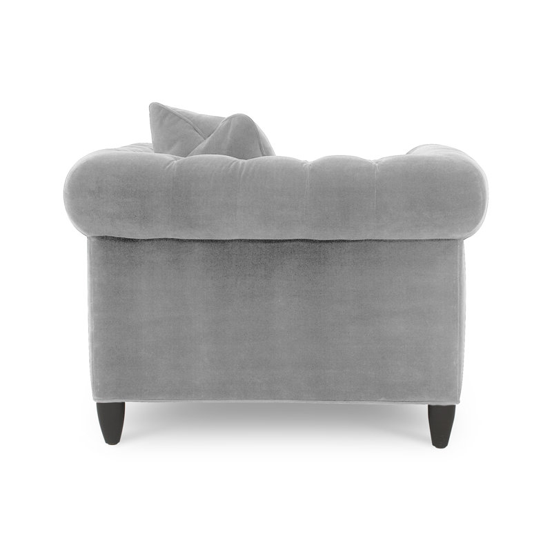 Fauteuil Chesterfield l 43 po Caspar, Thrillist Graphite Sustain®
