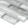 Canvas Interlocking Glass Mosaic Tile