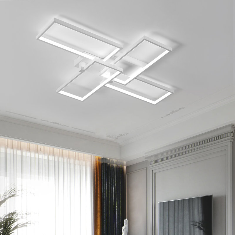 Chakelia LED Flush Mount, White