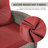 7-Piece Outdoor Patio Wicker Relaxed Fire Pit Set With Swivel Chairs And Ottomans-1542513233