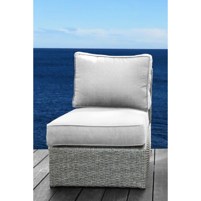 Chaise de jardin moderne avec coussins gris à motifs - Résistante à la rouille et à l'eau, entièrement assemblée, coussins imperméables, couleurs assorties