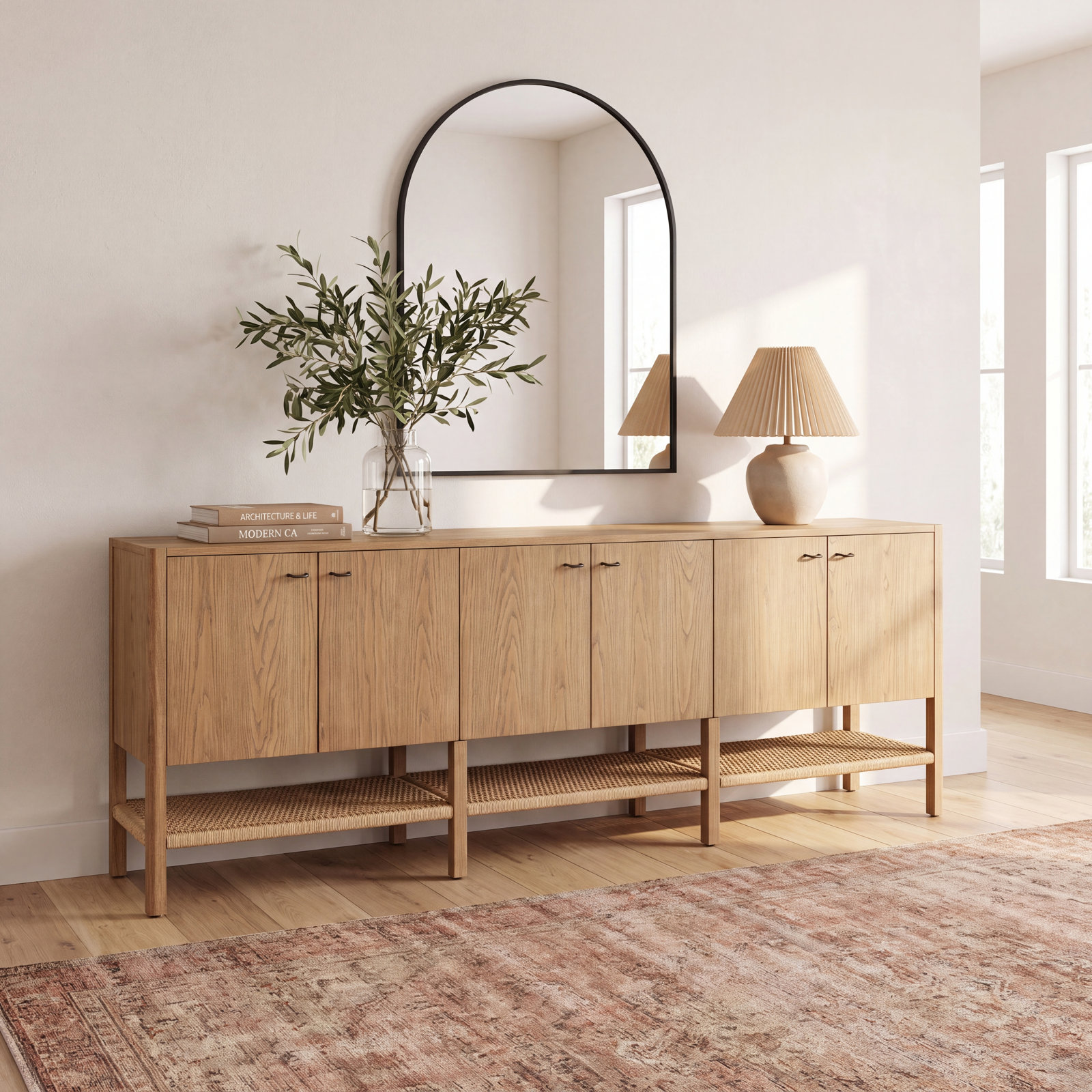 6-Door Sideboard Cabinet