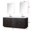 Ensemble de meuble-lavabo double 84 "avec miroir 84"-82319313-82319314