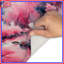 Tapis de bain aquarelle rose forêt-401171112
