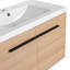 Ensemble de meuble-lavabo 30 po avec lavabo à poser en résine Foscoe