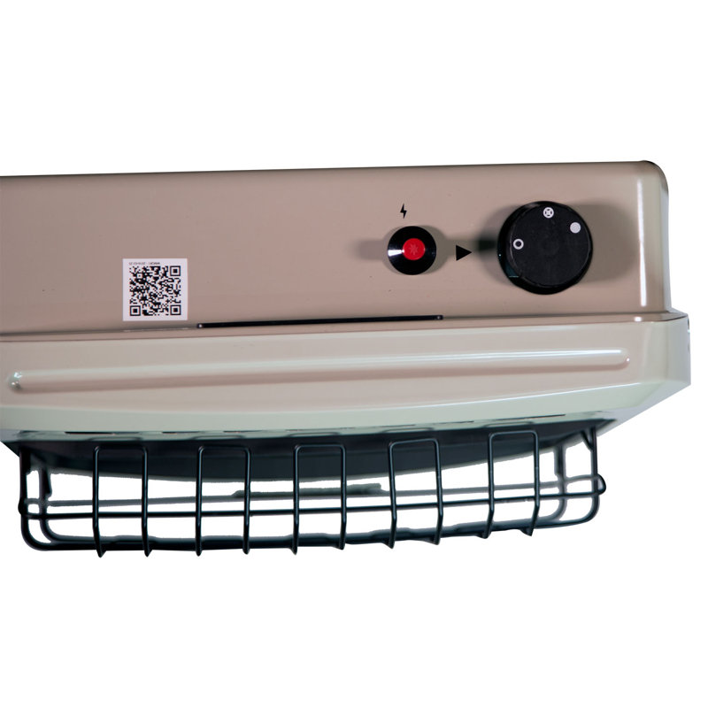 Beige Ceramic Infrared Wall-Mount Heater with Thermostat