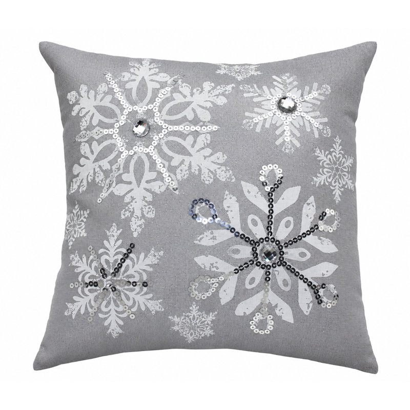 Embroidered Throw Pillow