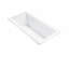 Andrea® 19 DoloMatte 54" x 32" Soaking Solid Surface Bathtub-334094719-296523261